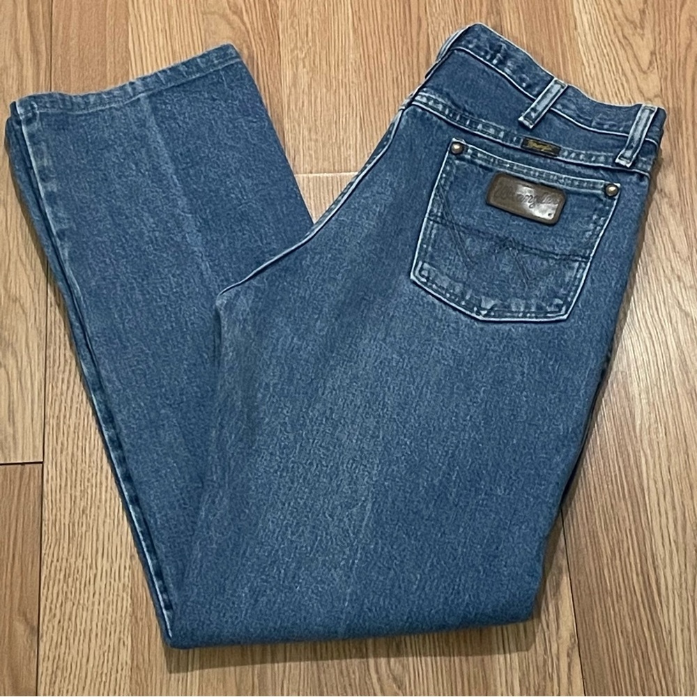 Wrangler George Strait Cowboy Cut Men’s 32x32 (32x31) Jeans Blue Western